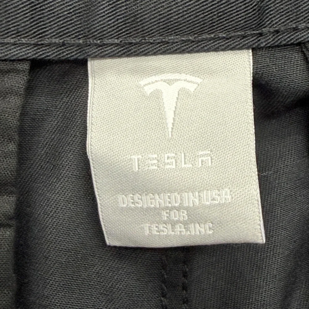 Tesla Pants Mens Tag 42x32 Black Chino Regular Microfiber Polyester